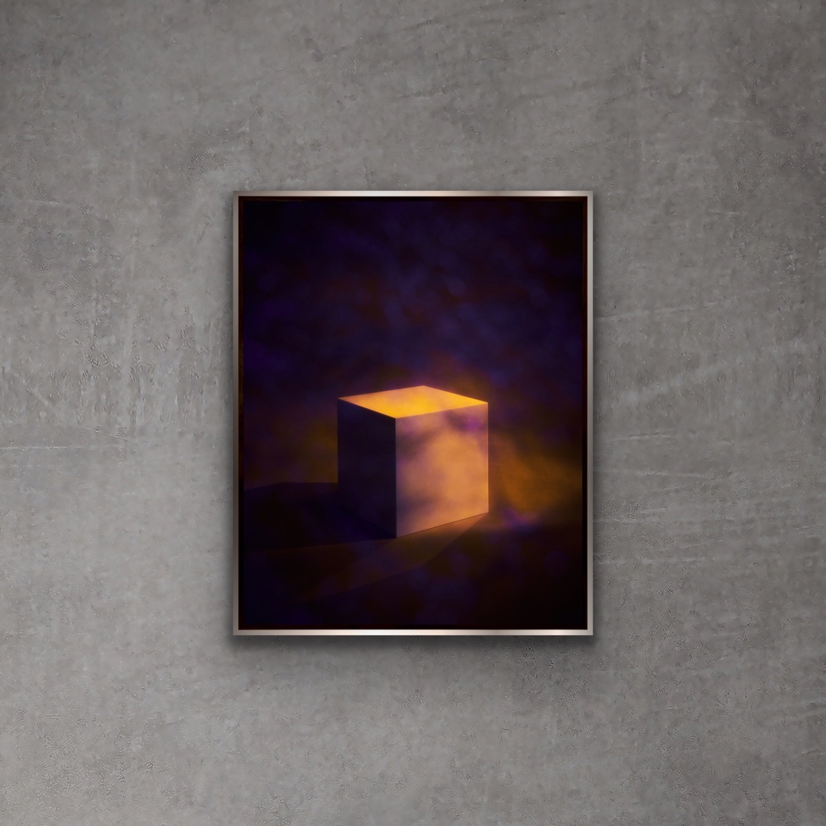 DUSK by Grete Hjorth-Johansen, on a concrete wall