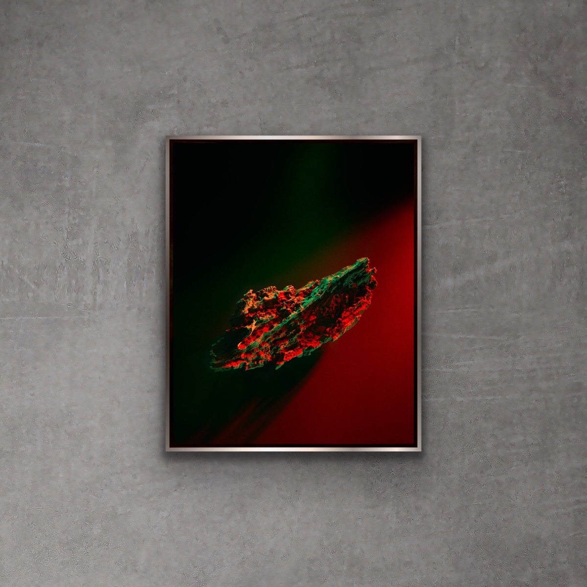 LAVA by Grete Hjorth-Johansen, on a concrete wall