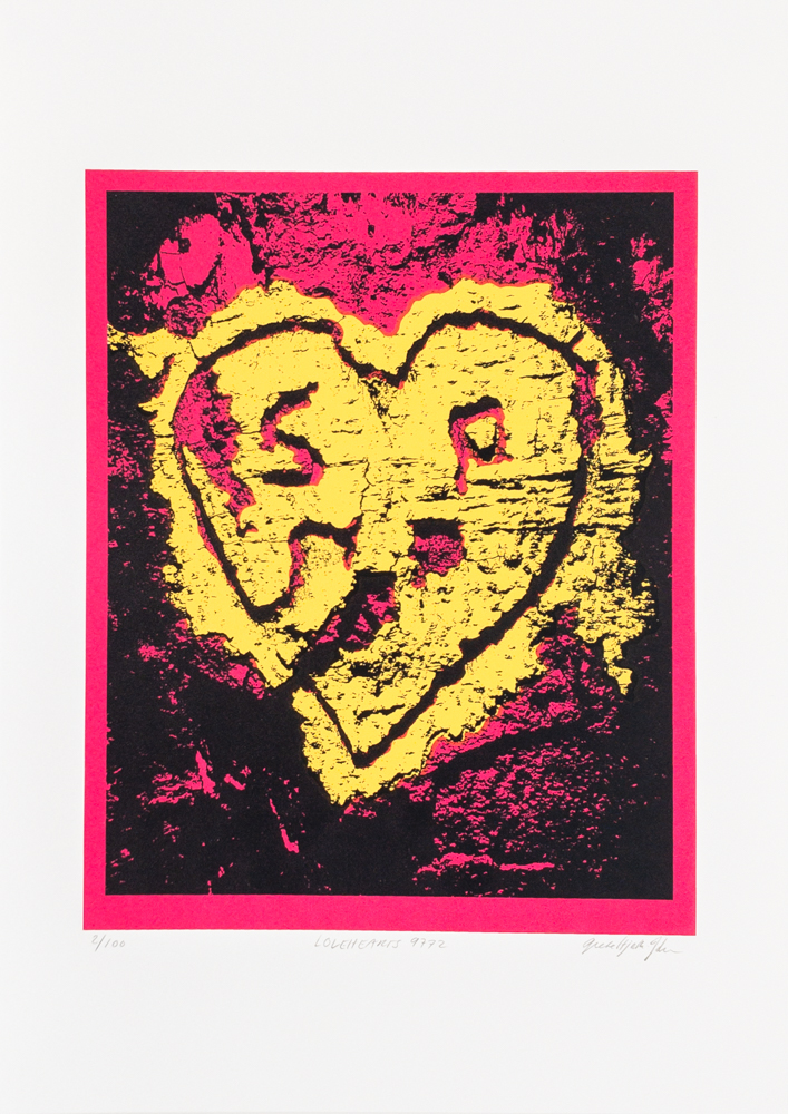 LOVEHEART 2993 Screen Print by Grete Hjorth-Johansen