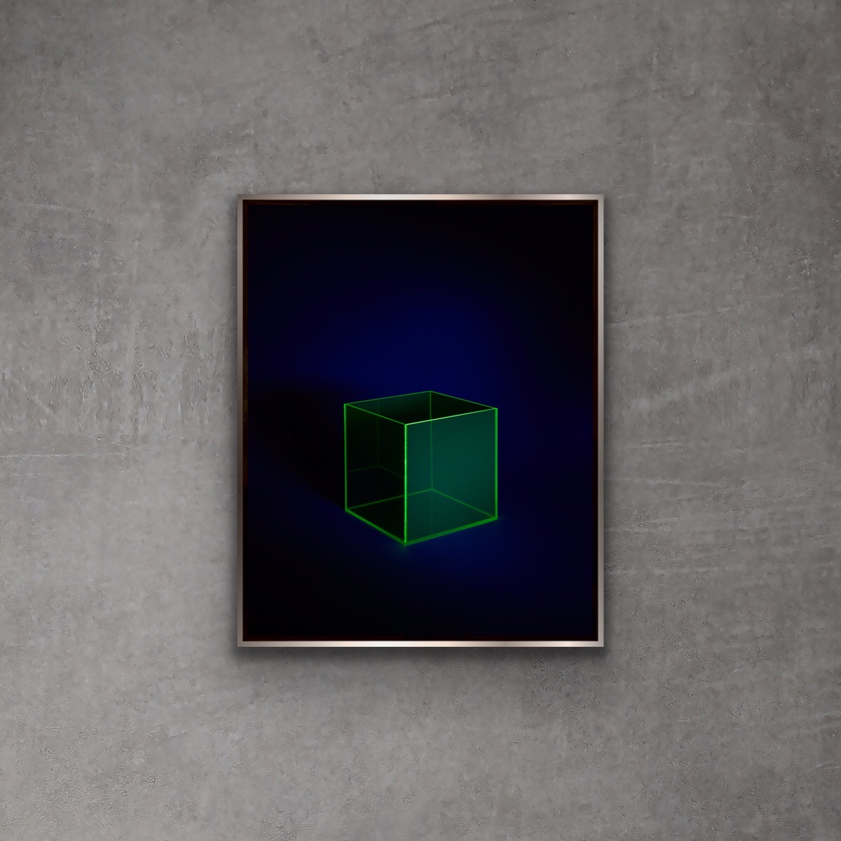 VOID by Grete Hjorth-Johansen, on a concrete wall